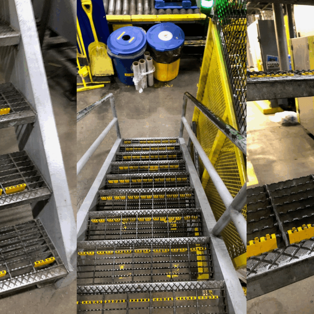 Anti-Slip Clips in use at PepsiCO