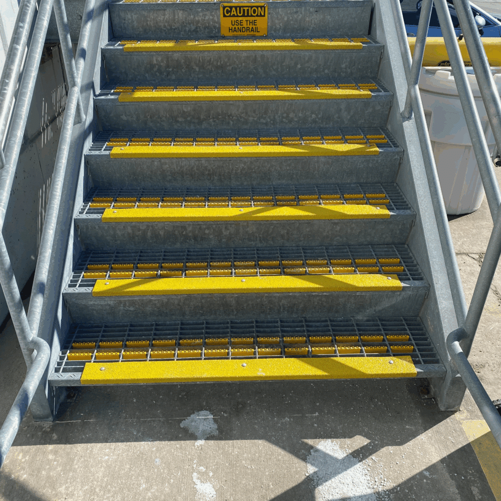 Anti-Slip Nosing and Clips in use at Nestle USA