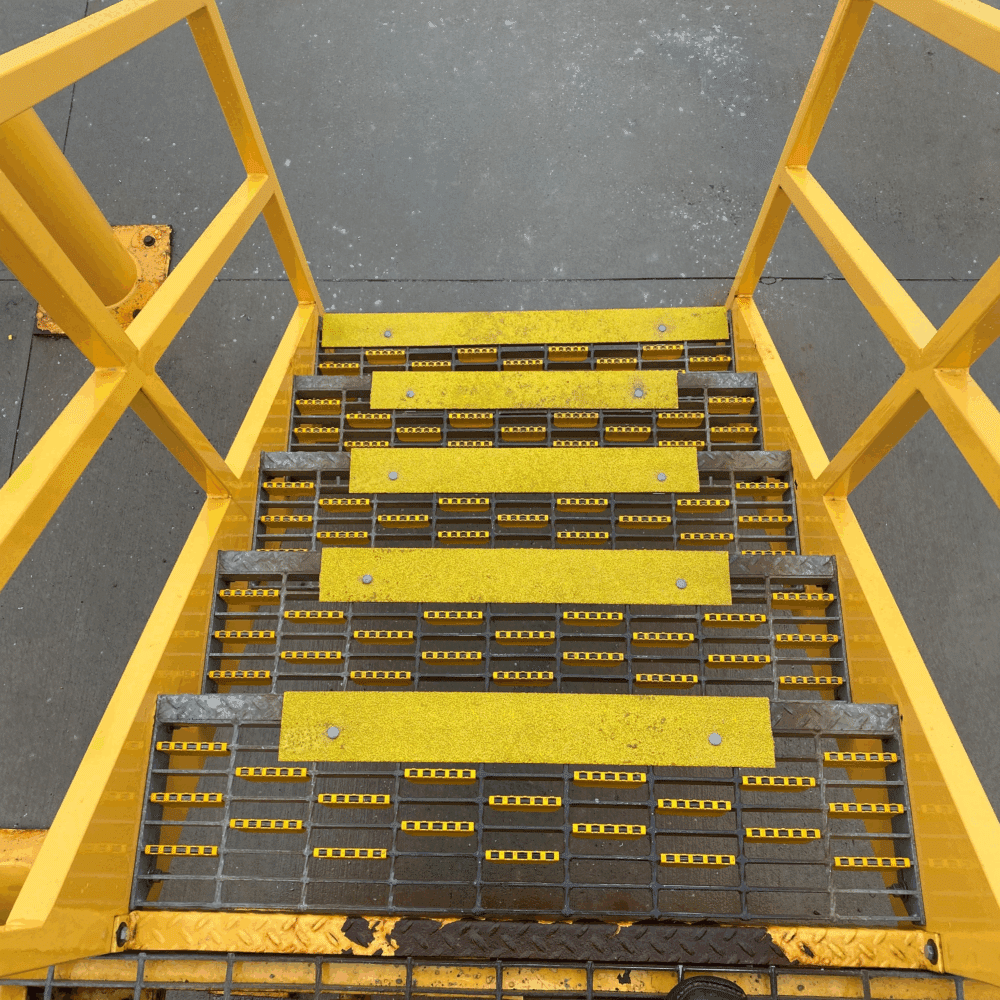 Anti-Slip Nosing and Clips in use at Nestle USA