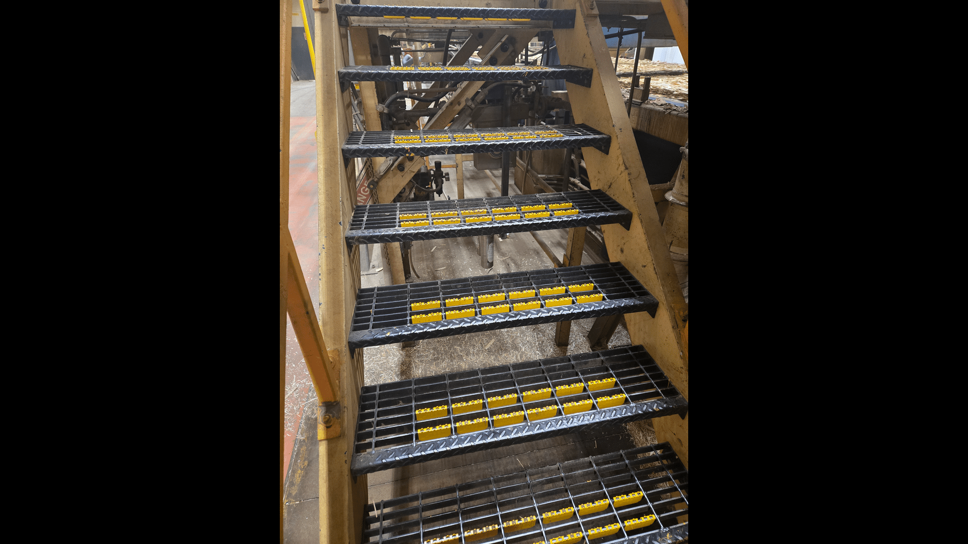 Anti-Slip Clips in use in West Fraser Timber Co. Facility