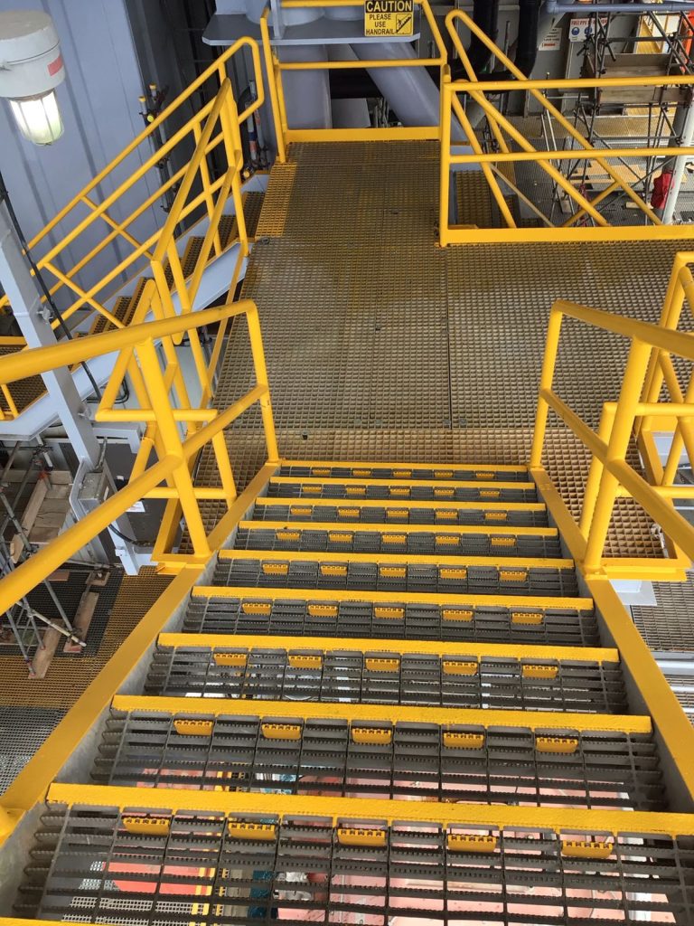 Clips in Use on Shell Off-Shore Platform