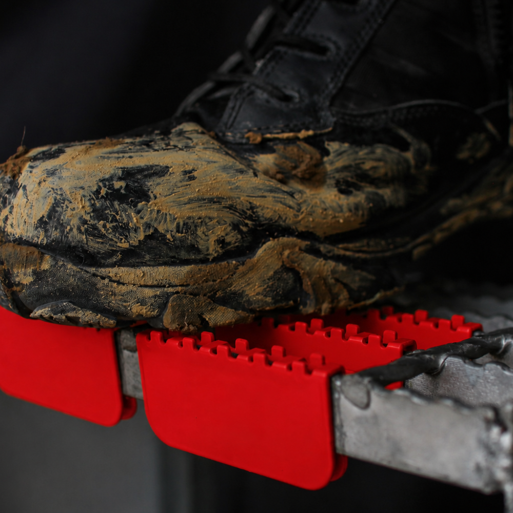 Red Anti Slip Clips - Steel