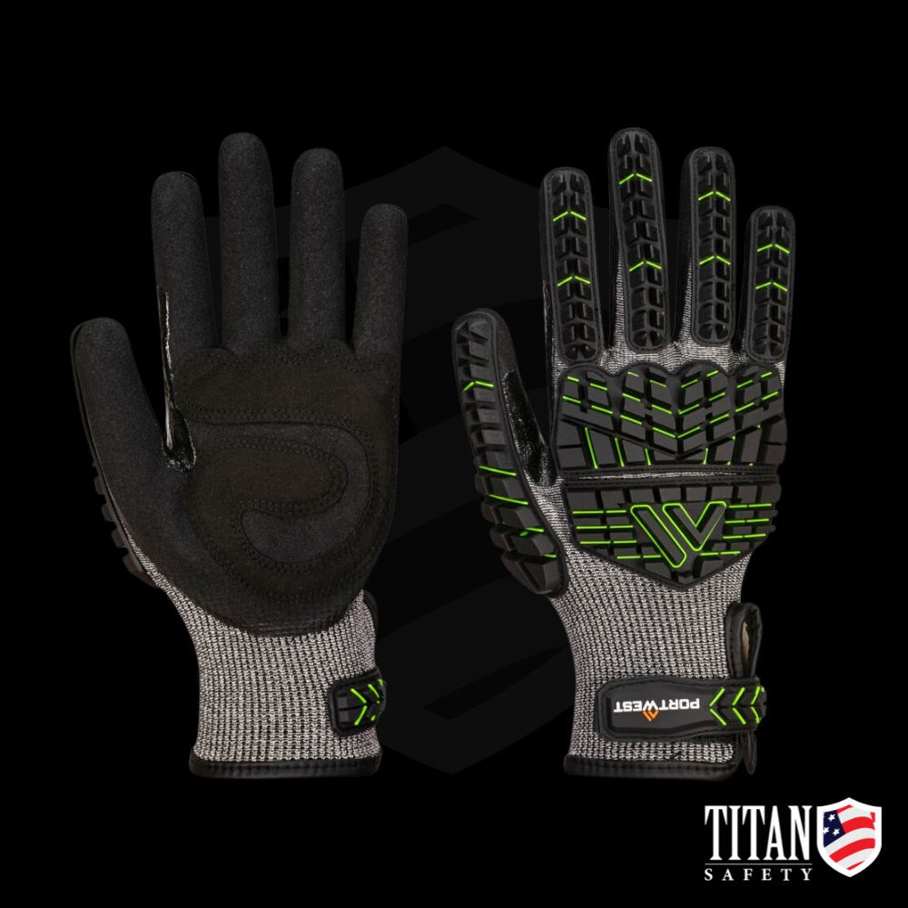 Portwest A755 Impact F15 Nitrile Foam Glove A7 - 12 Pair Pack